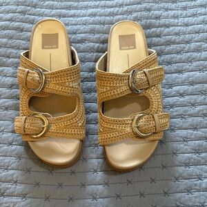 Dolce Vita Women's Woven Tan Sandals